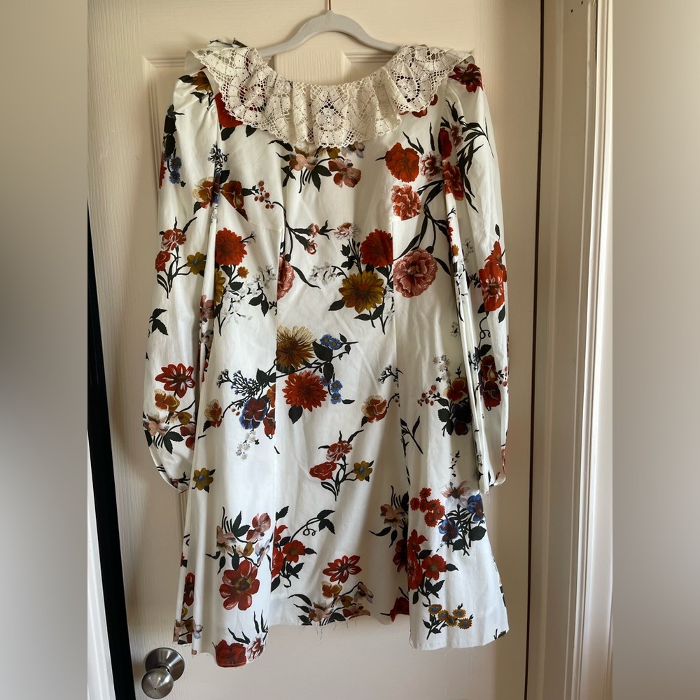 NWOT Brock Collection Abito Teodolina Mini Floral Dress Size 4